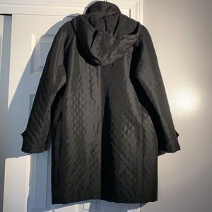 Jones New York black quilted coat!